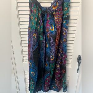 Peacock skirt
